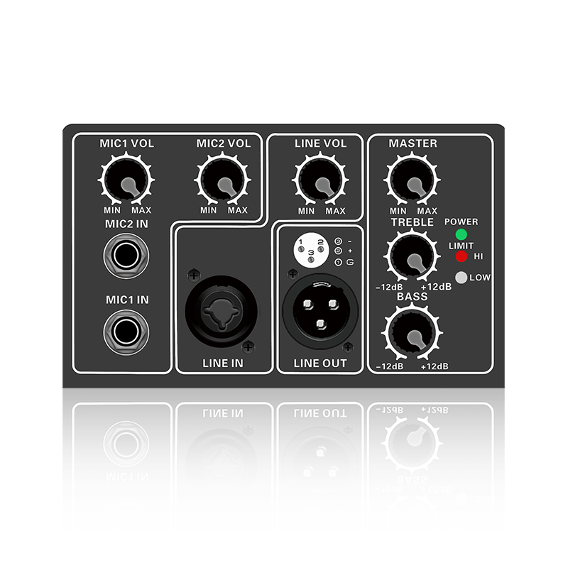 PL62: Hi og Low Limit 2 Channel Mic Input Electrical Frequency Division Functinal Module