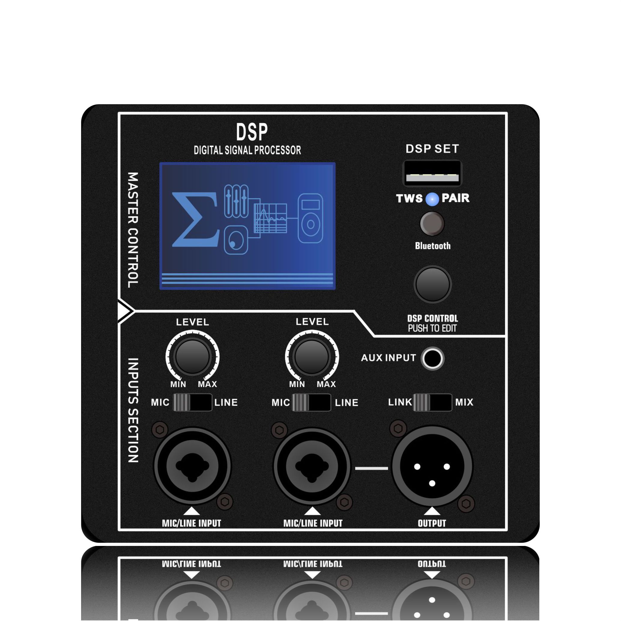 DSP1803 DSP Full-range drevet forsterker