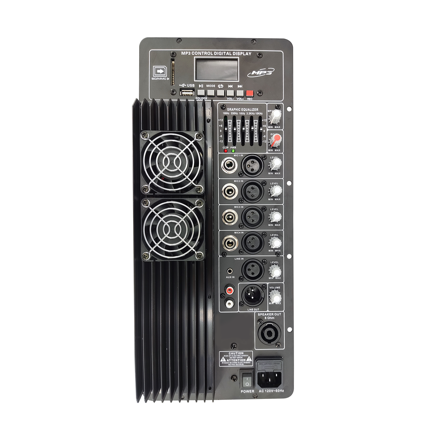 Multi-Channel Class AB høyttalerforsterker PL67