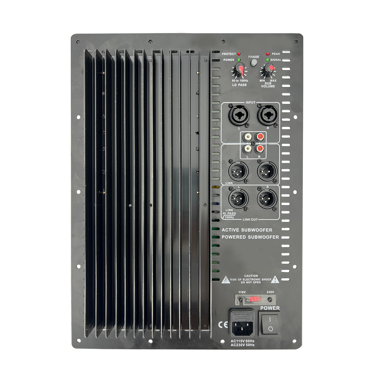 Kraftig 1.0-kanals subwoofer SUB18-600